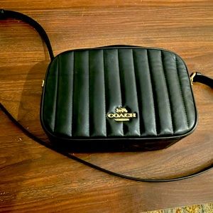 Coach Jes Crossbody in Black Quilt